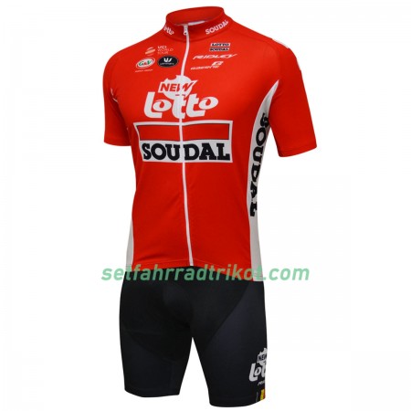 Fahrradbekleidung Radtrikot Kurzarm + Trägershorts Tour de France 2018 Lotto-Soudal N001 